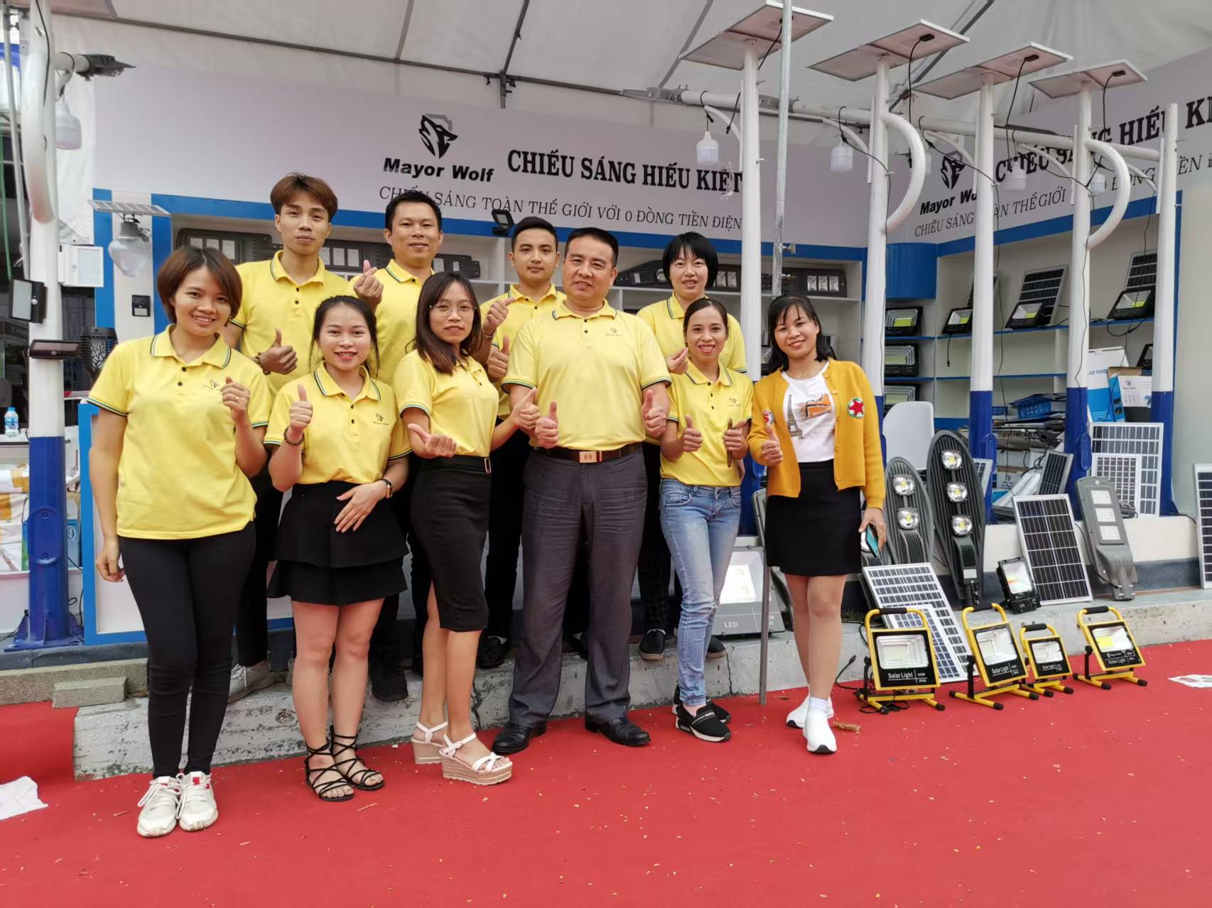 Activities of Mayor Wolf’s company with his team and project partners