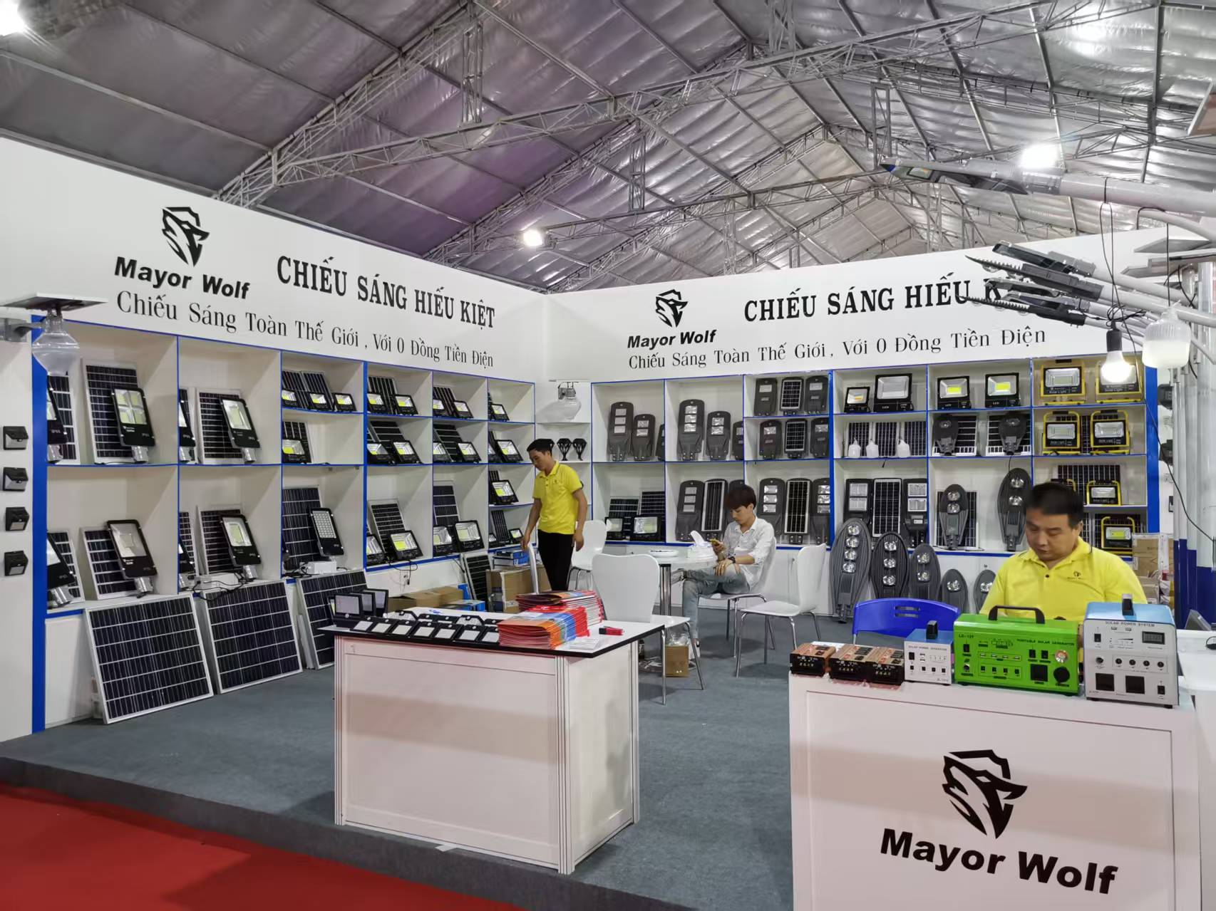 Activities of Mayor Wolf’s company with his team and project partners