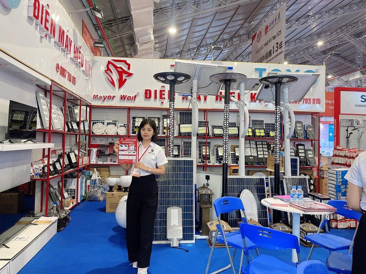 Major Wolf's team's activities in Vietnam for the solar-powered lighting market
