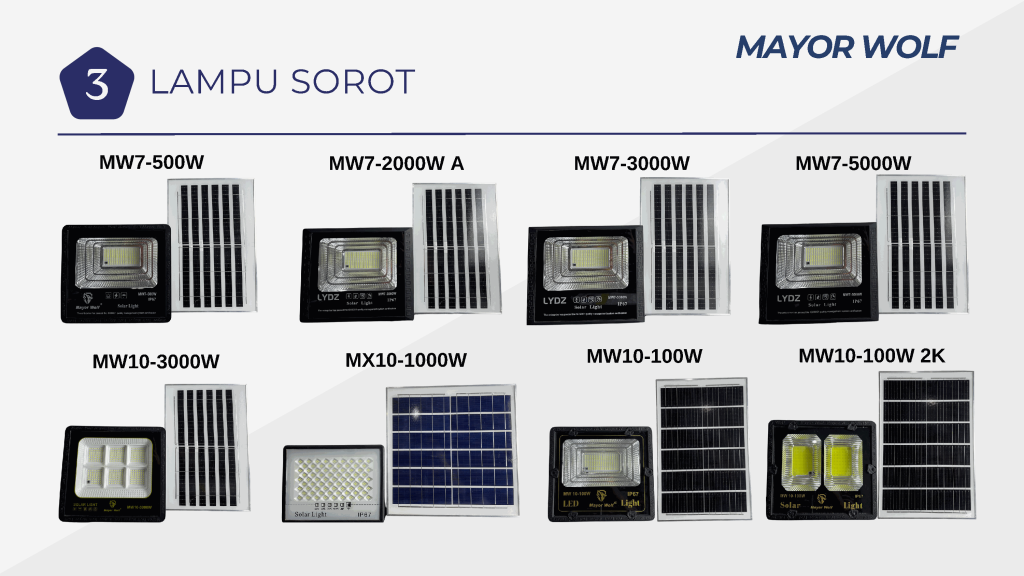 Mayor Wolf Solar-Powered Street Light Product Brochure for Projects