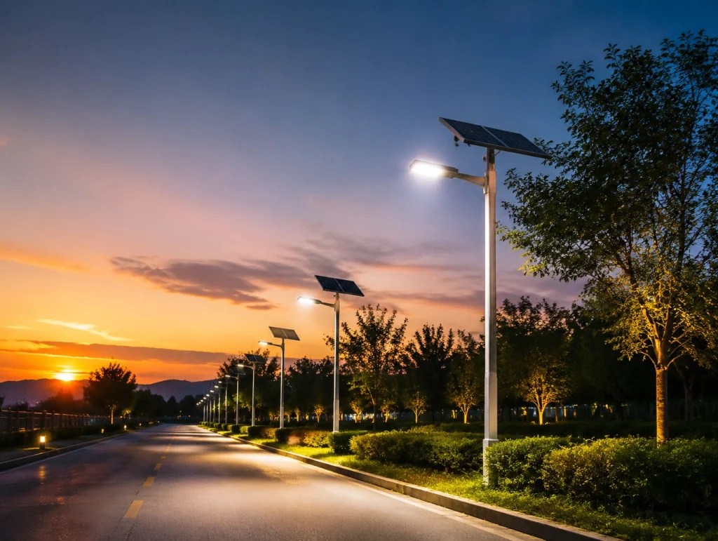 Maintenance and Warranty for Outdoor Road Project Solar Lights